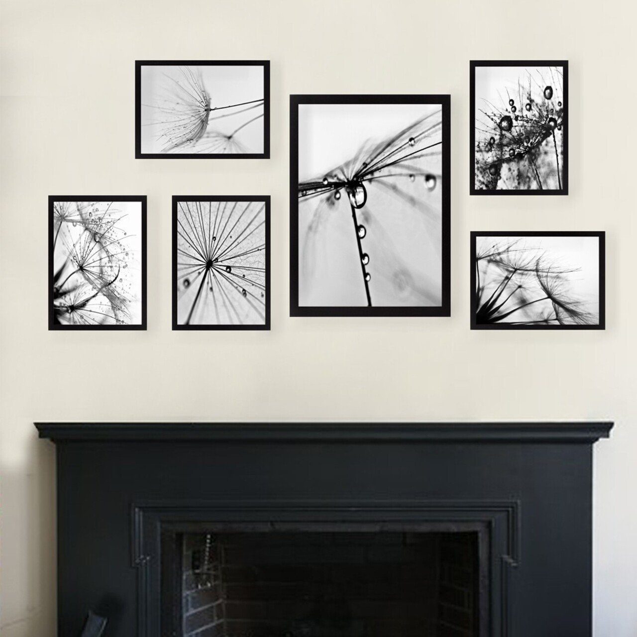 Set 6 tablouri decorative, SET_082, Lulu, 24x29 cm/24x44 cm, plastic - imagine 4